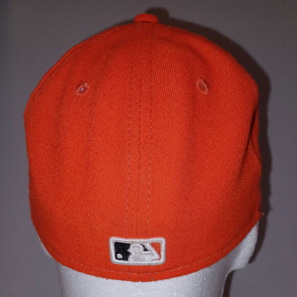 Miami Florida Marlins Hat MLB New Era 59Fifty 7 Fitted Orange Baseball Cap - Picture 4 of 7